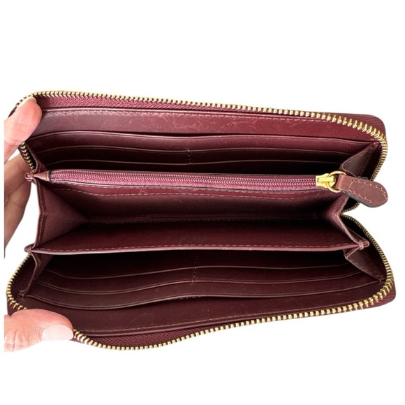 Frye Zip Around Wallet Genuine Leather - Picture 4 of 4